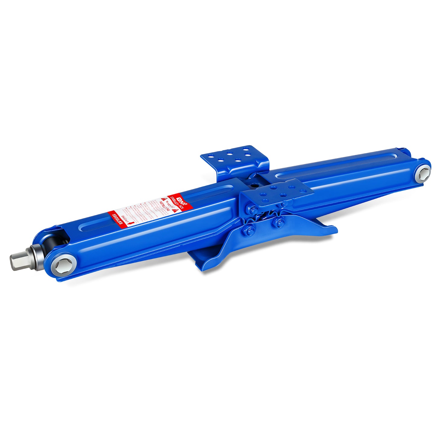 HERRAMIENTAS SCISSOR JACK KIT - 4PCS - 24" 5000LBS - BLUE - FOR RV STABLIZING AND LEVELING PURPOSE ONLY, NEVER USE FOR LIFTING, CHANGING TIRES OR SUPPORTING WEIGHT OF ANY VEHICLES