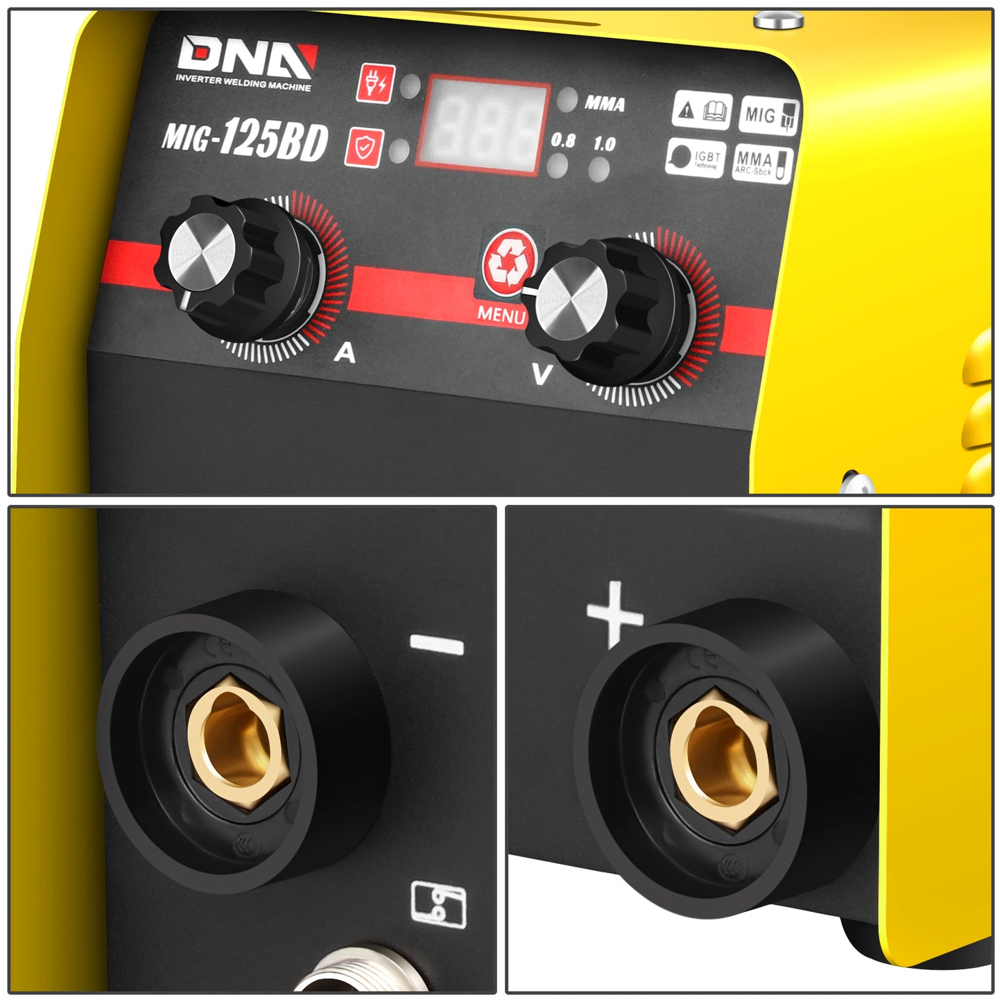 HERRAMIENTAS WELDER MACHINE - YELLOW