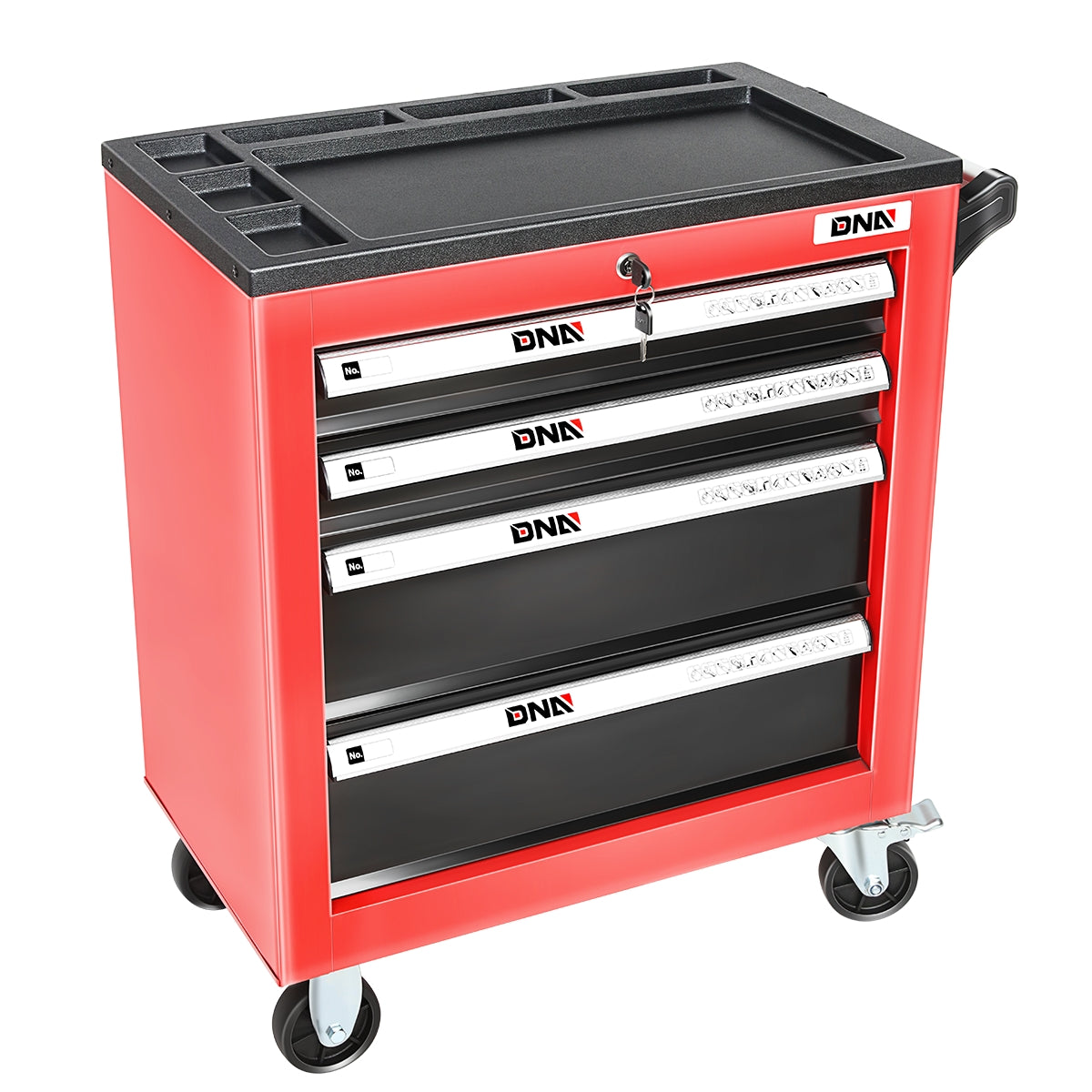 HERRAMIENTAS 4 DRAWERS - PLASTIC - TOP ROLLER CABINET