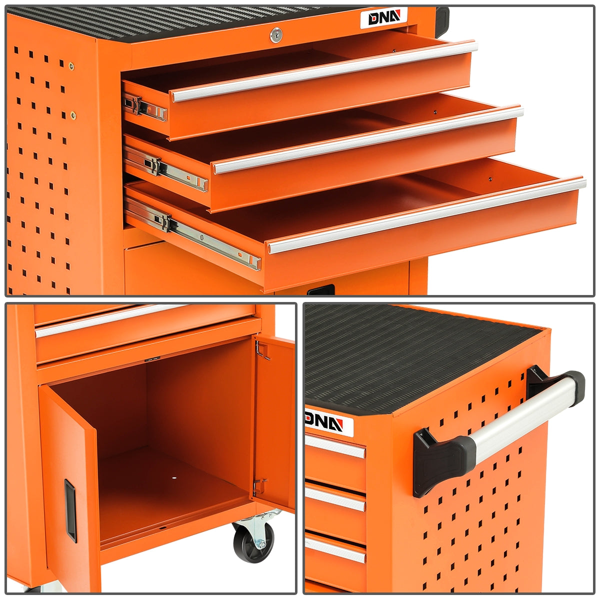 HERRAMIENTAS 3 DRAWERS RUBBER - TOP ROLLER CABINET
