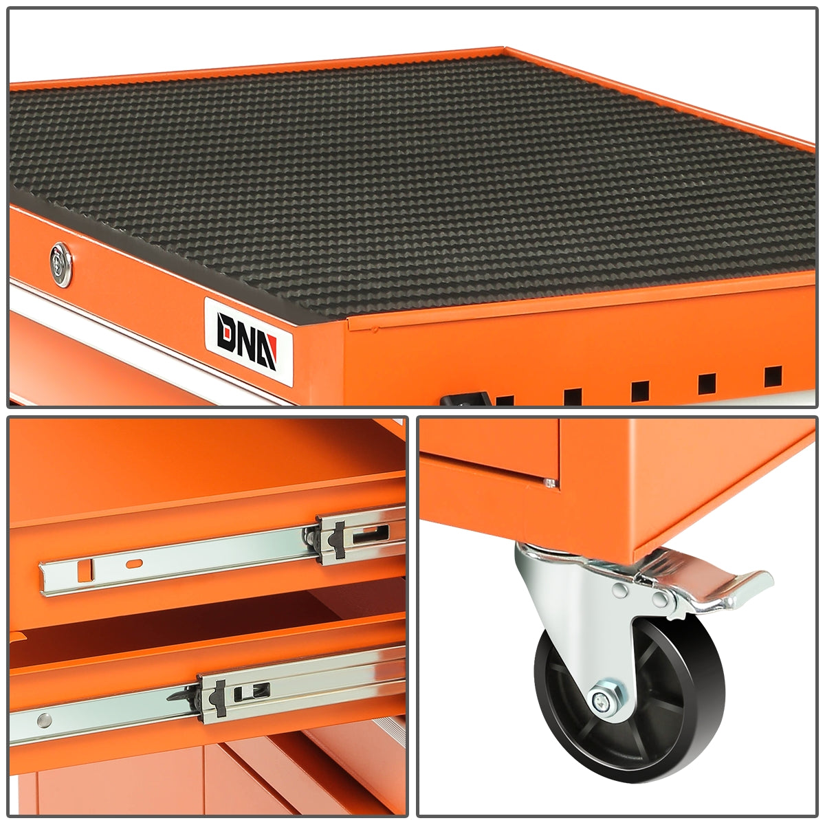 HERRAMIENTAS 3 DRAWERS RUBBER - TOP ROLLER CABINET