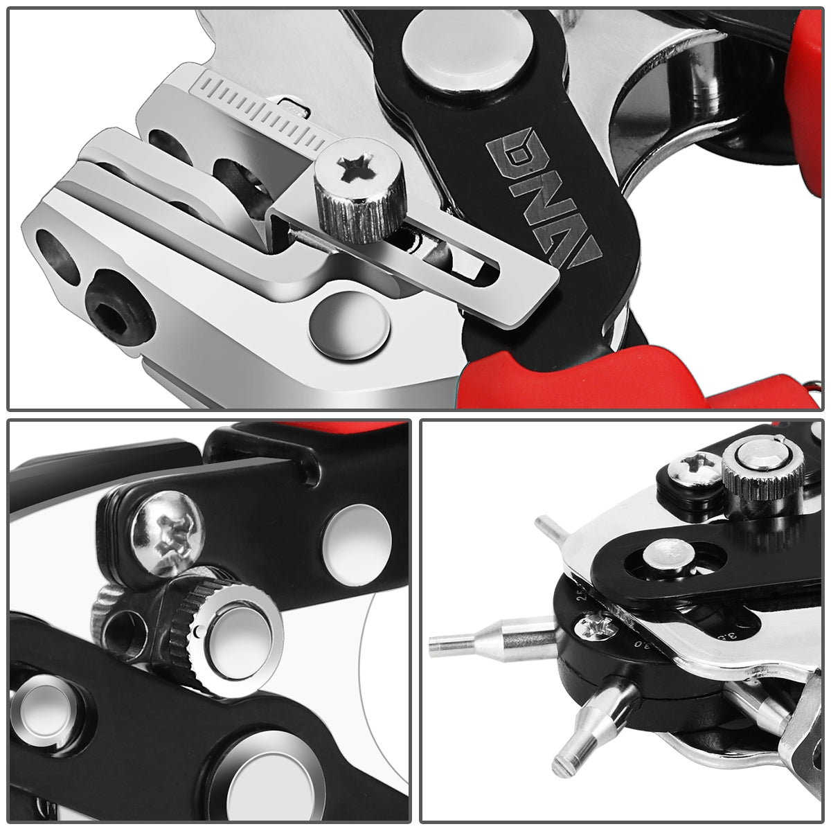HERRAMIENTAS MULTI-FUNCTION HOLE PUNCH - 6 IN 1