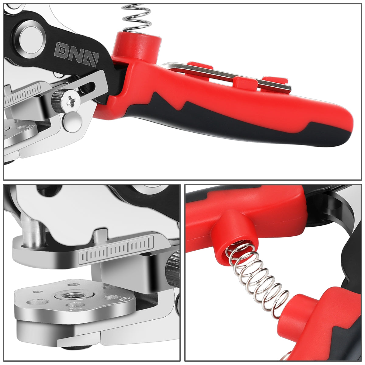 HERRAMIENTAS MULTI-FUNCTION HOLE PUNCH - 6 IN 1