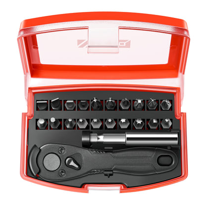 HERRAMIENTAS 22PC - MINI RATCHET WRENCH SET