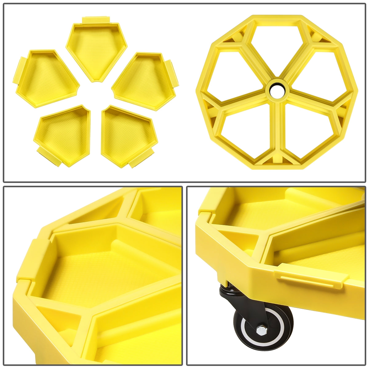 HERRAMIENTAS ROLLING PNEUMATIC CREEPER STOOL