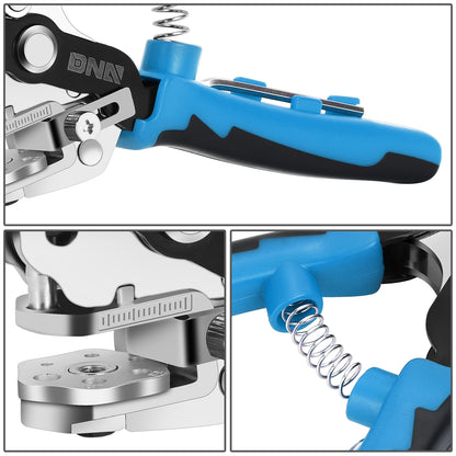 HERRAMIENTAS FUNCTION HOLE PUNCH 6 IN 1 BLUE