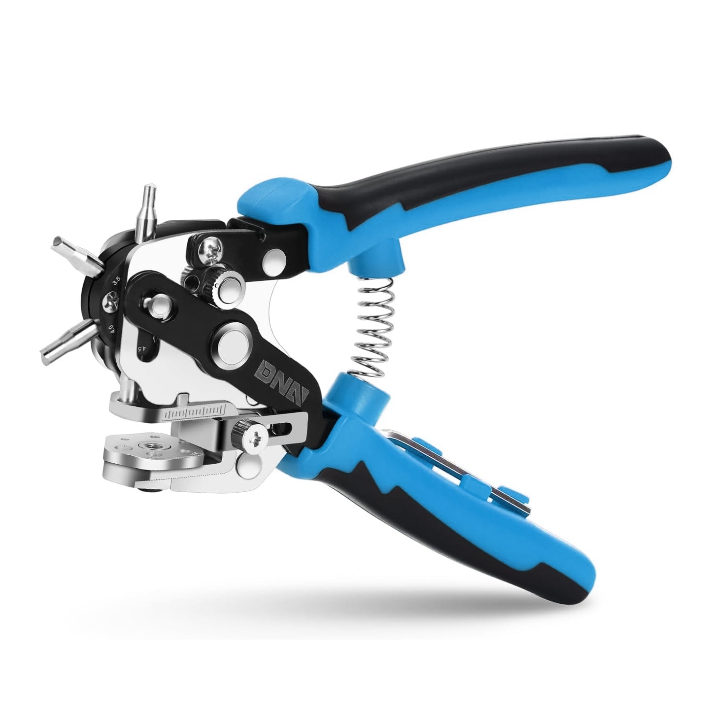 HERRAMIENTAS FUNCTION HOLE PUNCH 6 IN 1 BLUE