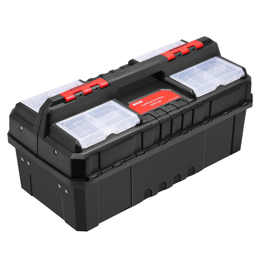 HERRAMIENTAS PLASTIC TOOL BOX - RED