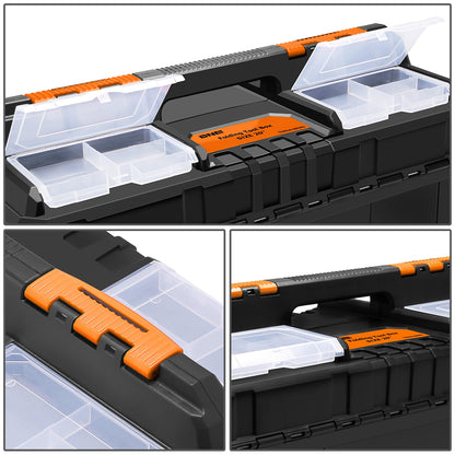 HERRAMIENTAS PLASTIC TOOL BOX - ORANGE