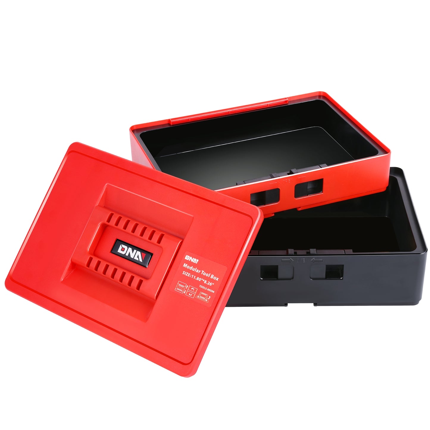 HERRAMIENTAS PLASTIC TOOL BOX - RED