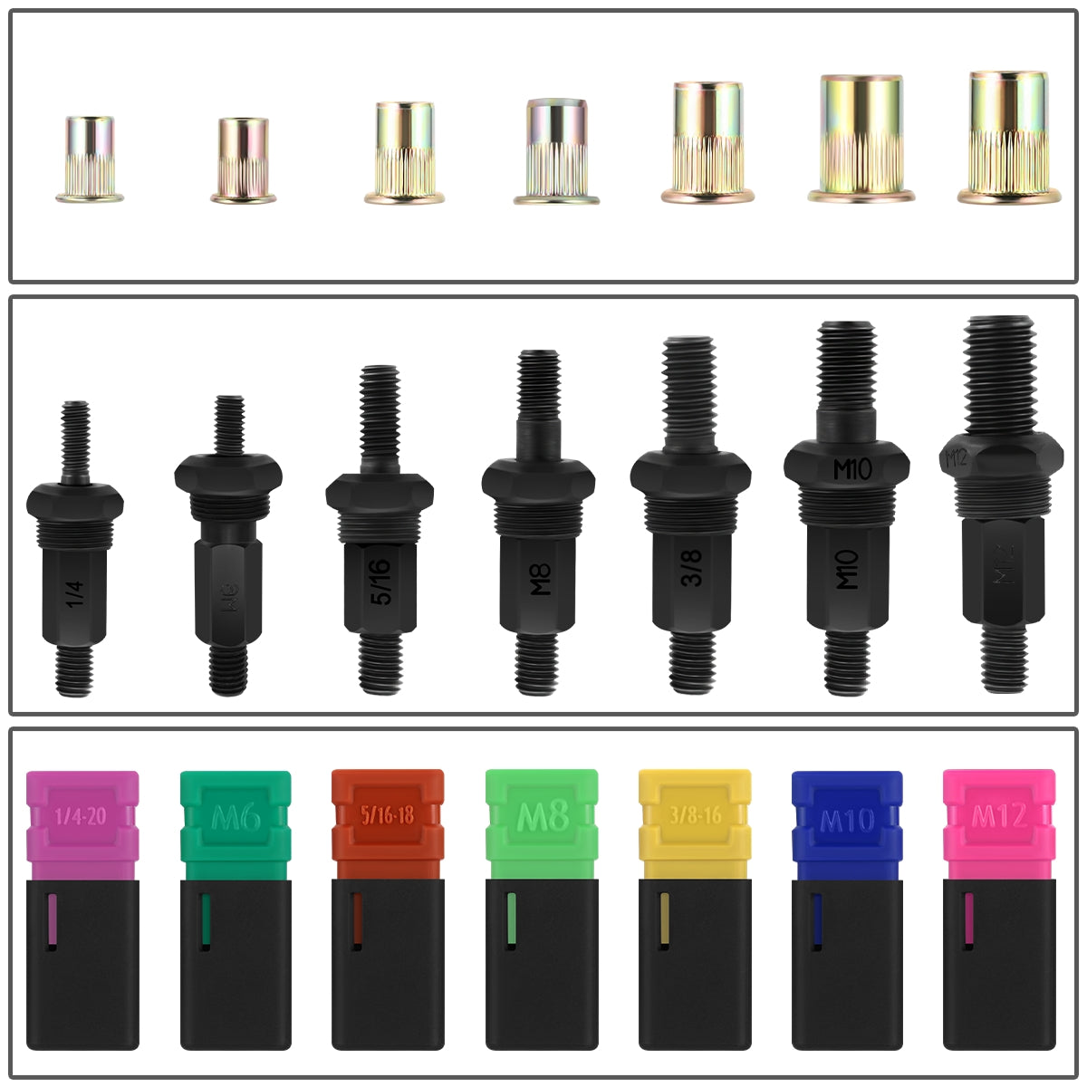 HERRAMIENTAS HAND RIVET SET - 12"