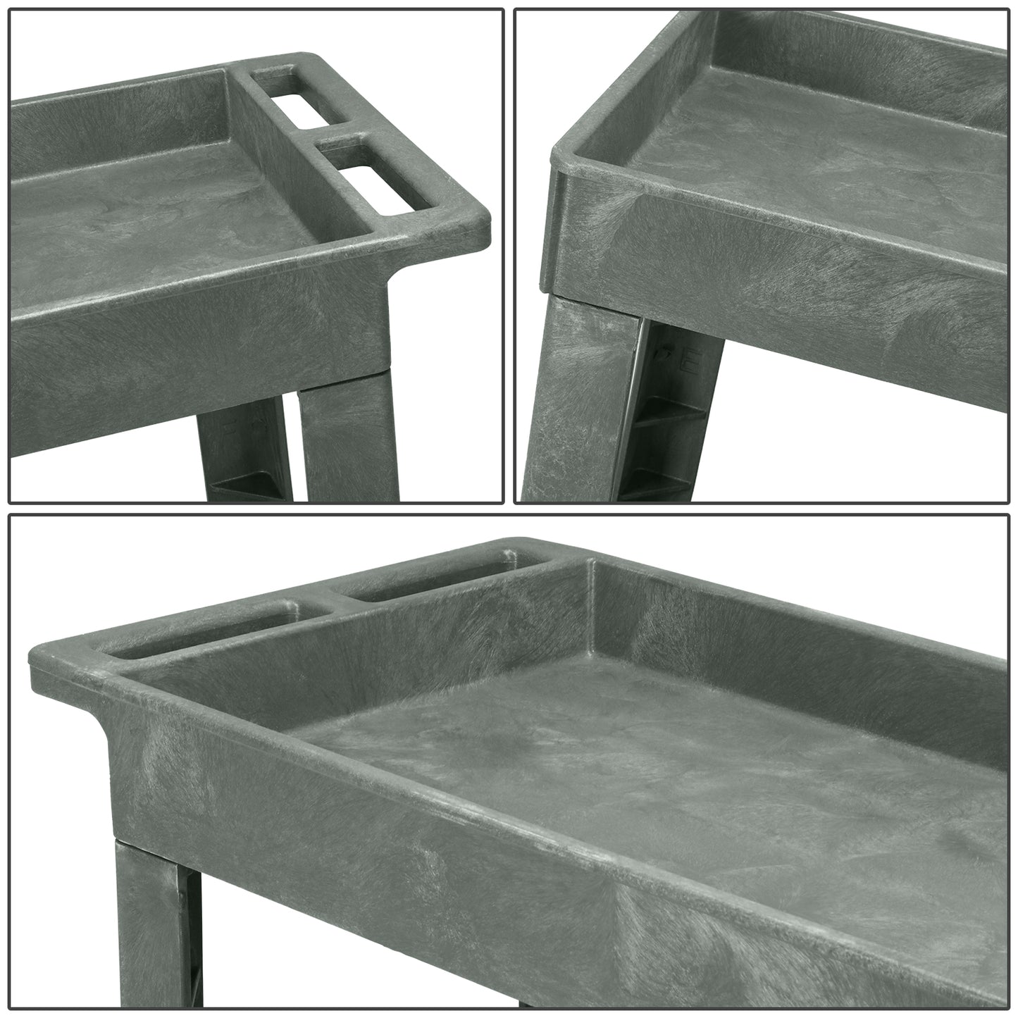HERRAMIENTAS SMALL TRAY TOP SERVICE CART (2 LAYERS)