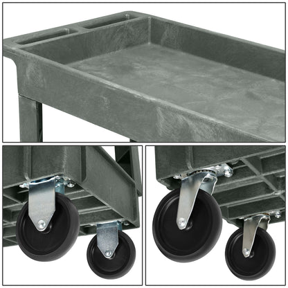 HERRAMIENTAS SMALL TRAY TOP SERVICE CART (2 LAYERS)