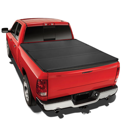 TAPADERA DE CAJUELA TONNEAU COVER - HARD TRI-FOLD - 16-18 TOYOTA TACOMA - FITS 5FT FLEETSIDE / STYLESIDE BED MODELS ONLY
