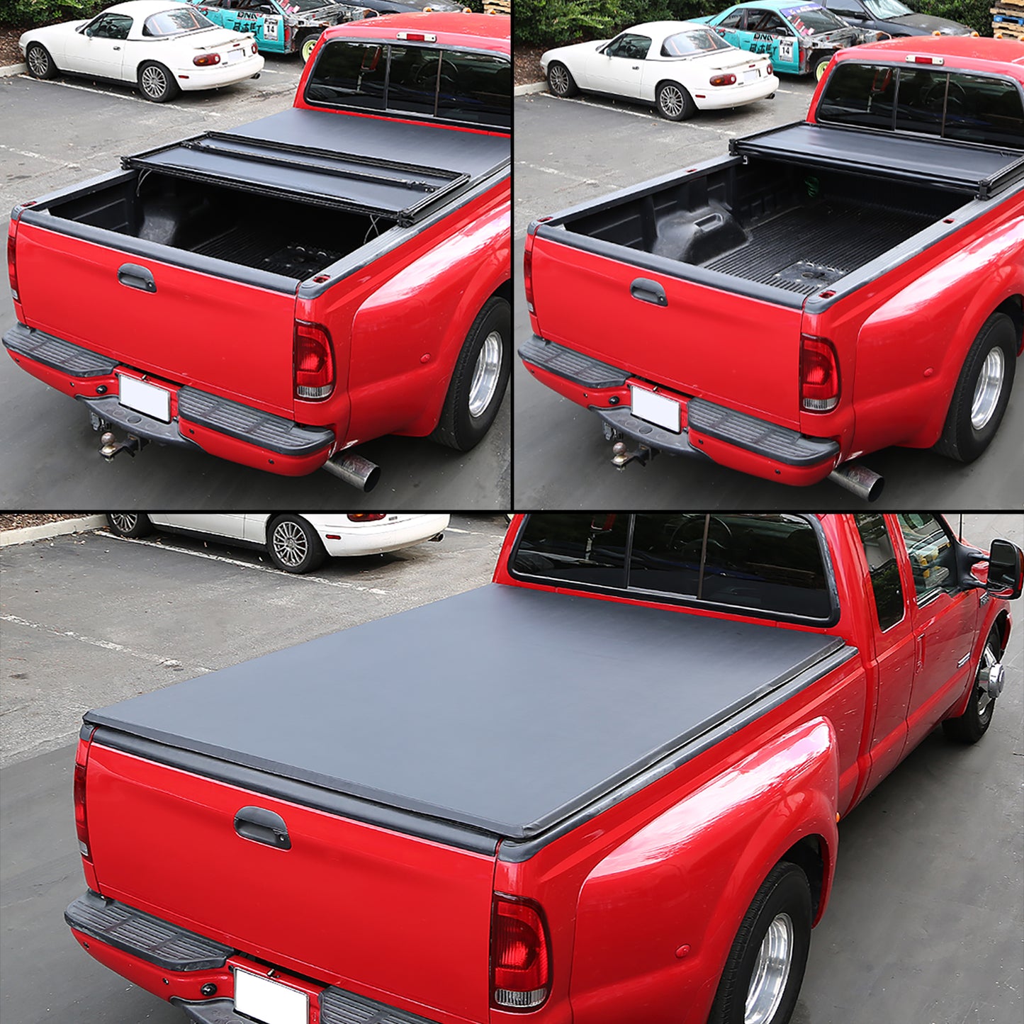 TAPADERA DE CAJUELA TONNEAU COVER - 22-23 TOYOTA TUNDRA - SOFT TRI-FOLD - 5-1/2' - FITS MODELS WITHOUT DECK RAIL SYSTEM