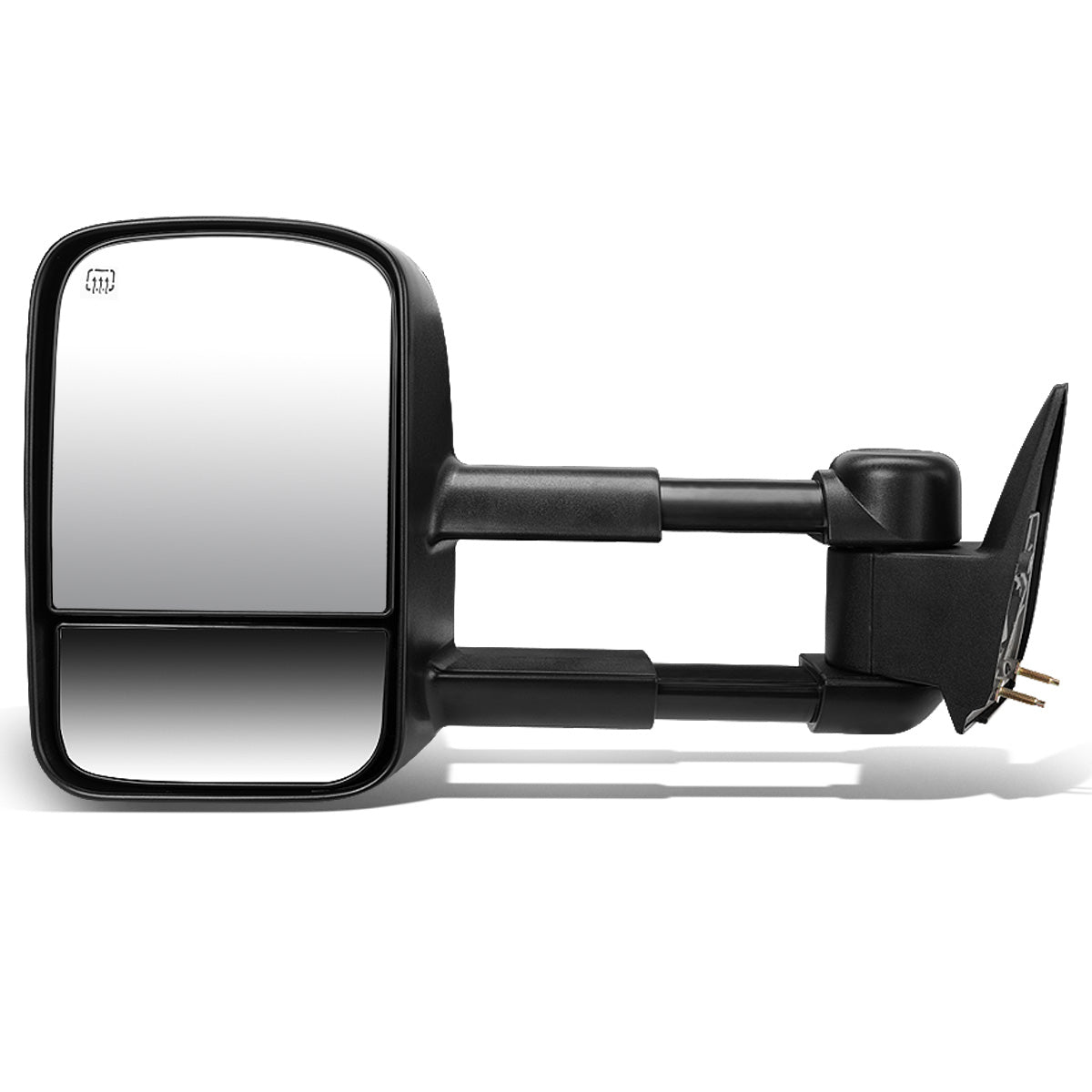 RETROVISORES EXTENDIBLES TOWING MIRROR - 03-06 CHEVY SILVERADO / GMC SIERRA - POWERED W/ HEATED, W/O SIGNAL - BLACK - LEFT