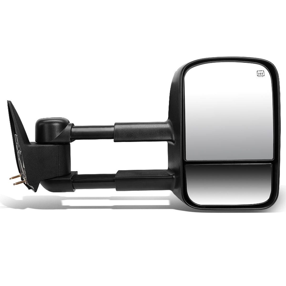 RETROVISORES EXTENDIBLES TOWING MIRROR - 03-06 CHEVY SILVERADO / GMC SIERRA - POWERED W/ HEATED, W/O SIGNAL - BLACK - RIGHT