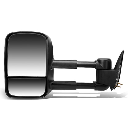 RETROVISORES EXTENDIBLES TOWING MIRROR - 99-06 CHEVY SILVERADO / GMC SIERRA - MANUAL W/O HEATED, W/O SIGNAL - BLACK - LEFT