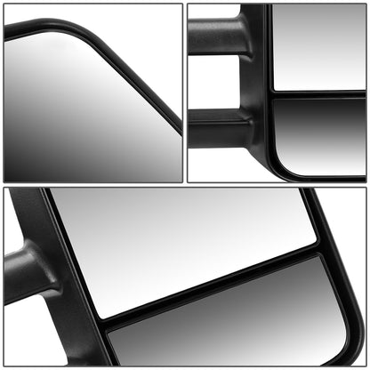 RETROVISORES EXTENDIBLES TOWING MIRROR - 99-06 CHEVY SILVERADO / GMC SIERRA - MANUAL W/O HEATED, W/O SIGNAL - BLACK - RIGHT