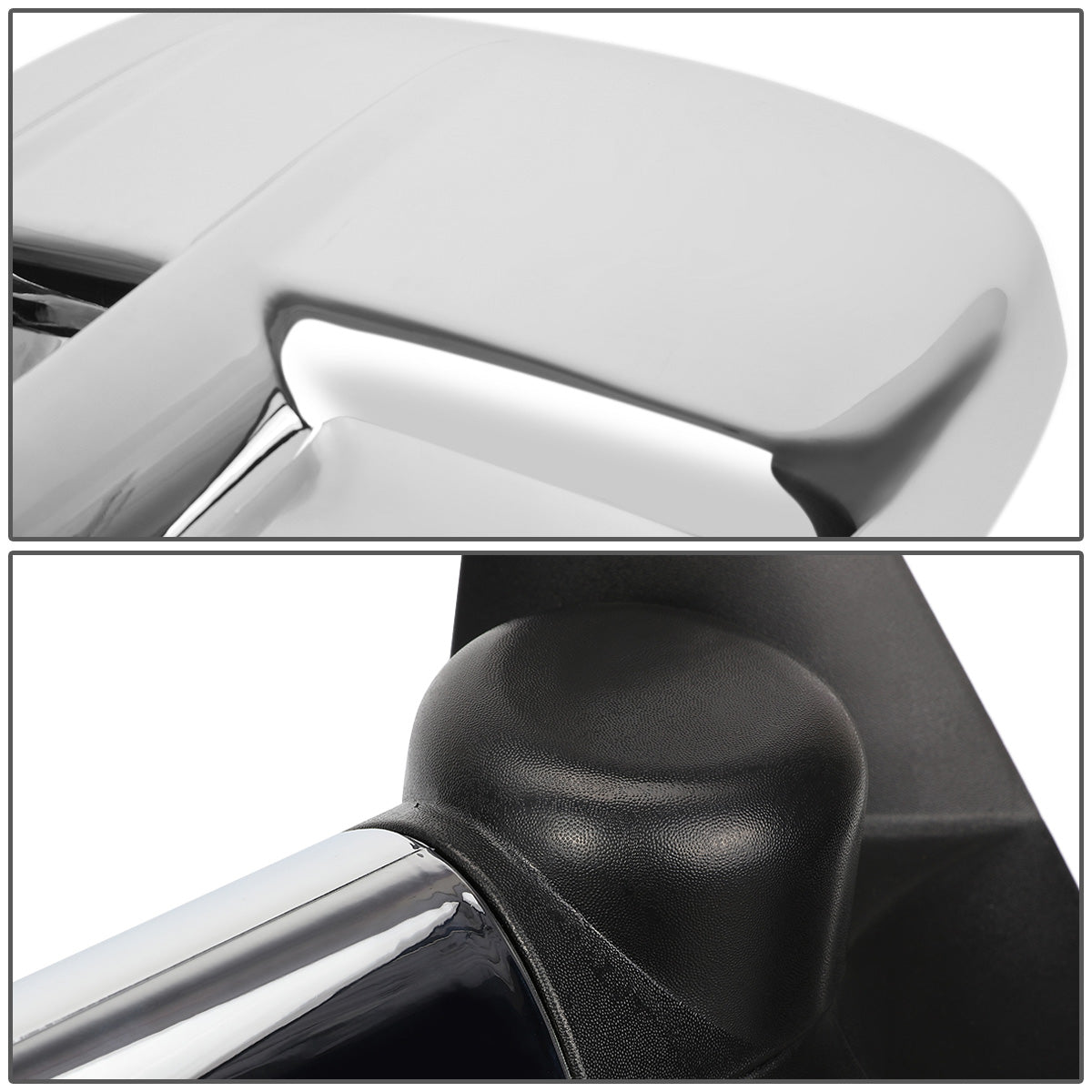 RETROVISORES EXTENDIBLES TOWING MIRROR - 99-06 CHEVY SILVERADO / GMC SIERRA - PAIR - MANUAL W/O HEATED W/O SIGNAL - CHROME