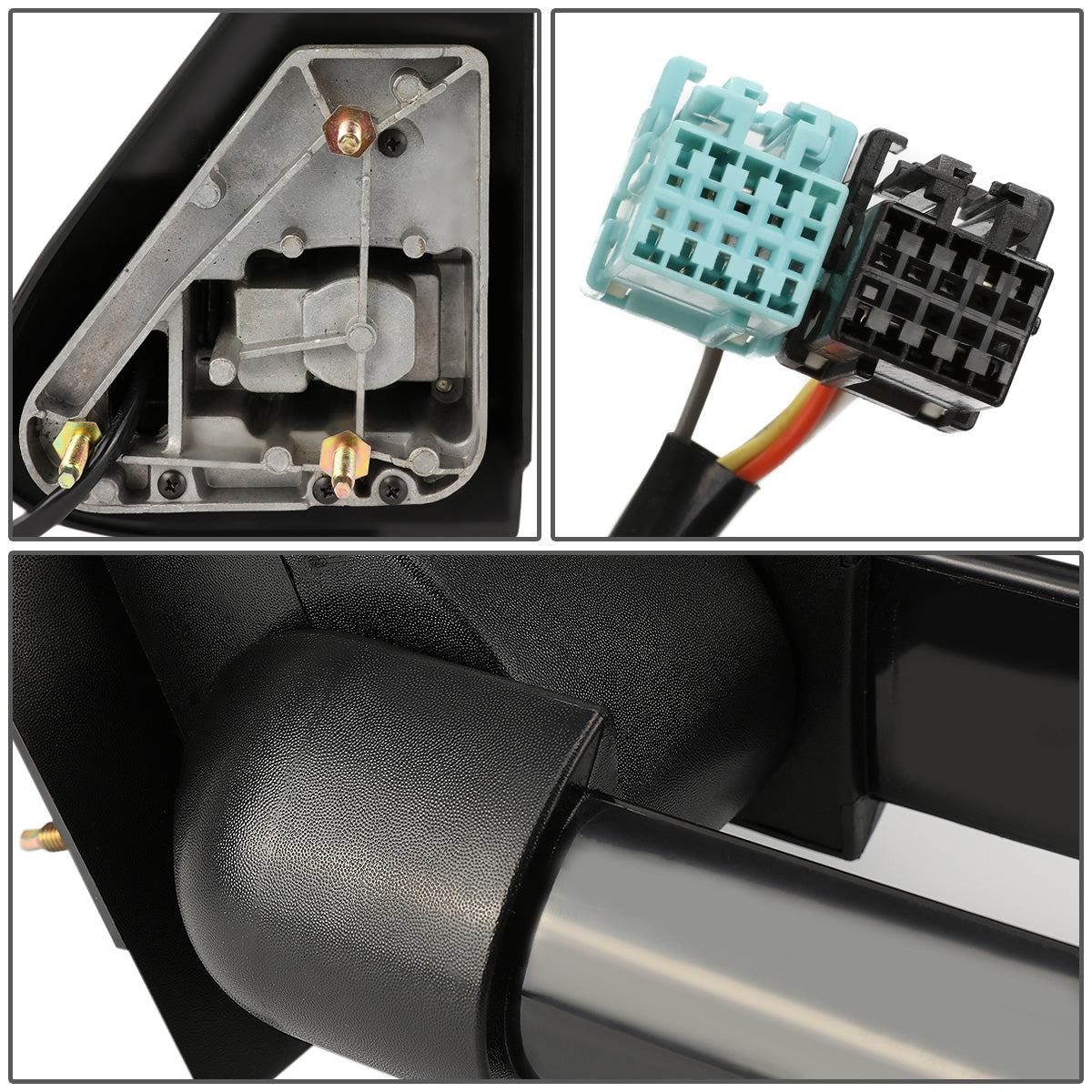 RETROVISORES EXTENDIBLES TOWING MIRROR - 03-06 CHEVY SILVERADO / GMC SIERRA - PAIR - POWERED W/ HEATED - SMOKE SIGNAL - CHROME