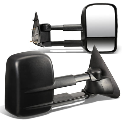 RETROVISORES EXTENDIBLES TOWING MIRROR - 97-03 FORD F-150 - PAIR - MANUAL W/O HEATED W/O SIGNAL - FITS STANDARD AND EXTENDED CAB ONLY, DOES NOT FIT CREW CAB - BLACK