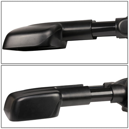 RETROVISORES EXTENDIBLES TOWING MIRROR - 07-13 CHEVY SILVERADO / GMC SIERRA - RIGHT - POWERED, W/ HEATED, W/O SIGNAL - BLACK