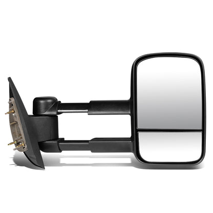RETROVISORES EXTENDIBLES TOWING MIRROR - 07-13 CHEVY SILVERADO / GMC SIERRA - RIGHT - MANUAL, W/O HEATED, W/O SIGNAL - BLACK