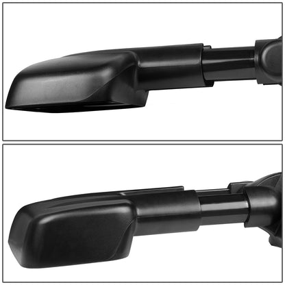 RETROVISORES EXTENDIBLES TOWING MIRROR - 07-13 CHEVY SILVERADO / GMC SIERRA - RIGHT - MANUAL, W/O HEATED, W/O SIGNAL - BLACK