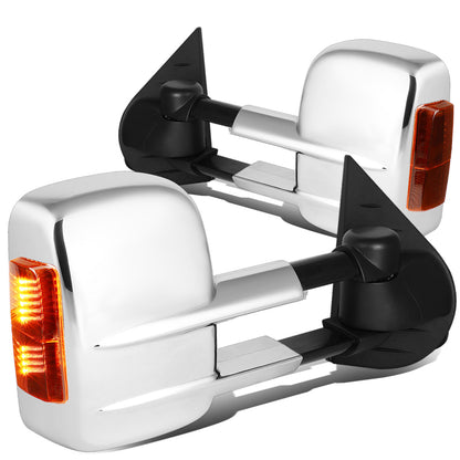 RETROVISORES EXTENDIBLES TOWING MIRROR - 07-13 CHEVY SILVERADO 1500, 1500HD, 2500HD, GMC SIERRA 1500, 1500HD, 2500HD, CHEVY SUBURBAN 1500, 2500, GMC YUKON, YUKON XL 1500, XL 2500, CHEVY AVALANCHE, CHEVY TAHOE, CADILLAC ESCALADE / 07-17 CHEVY SILVERADO