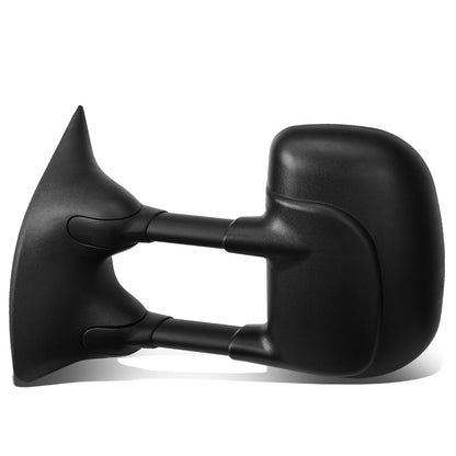 RETROVISORES EXTENDIBLES TOWING MIRROR - 99-07 FORD F-250, F-350, F-450, F-550 - SUPER DUTY - LEFT - POWERED, W/ HEATED, W/O SIGNAL - BLACK