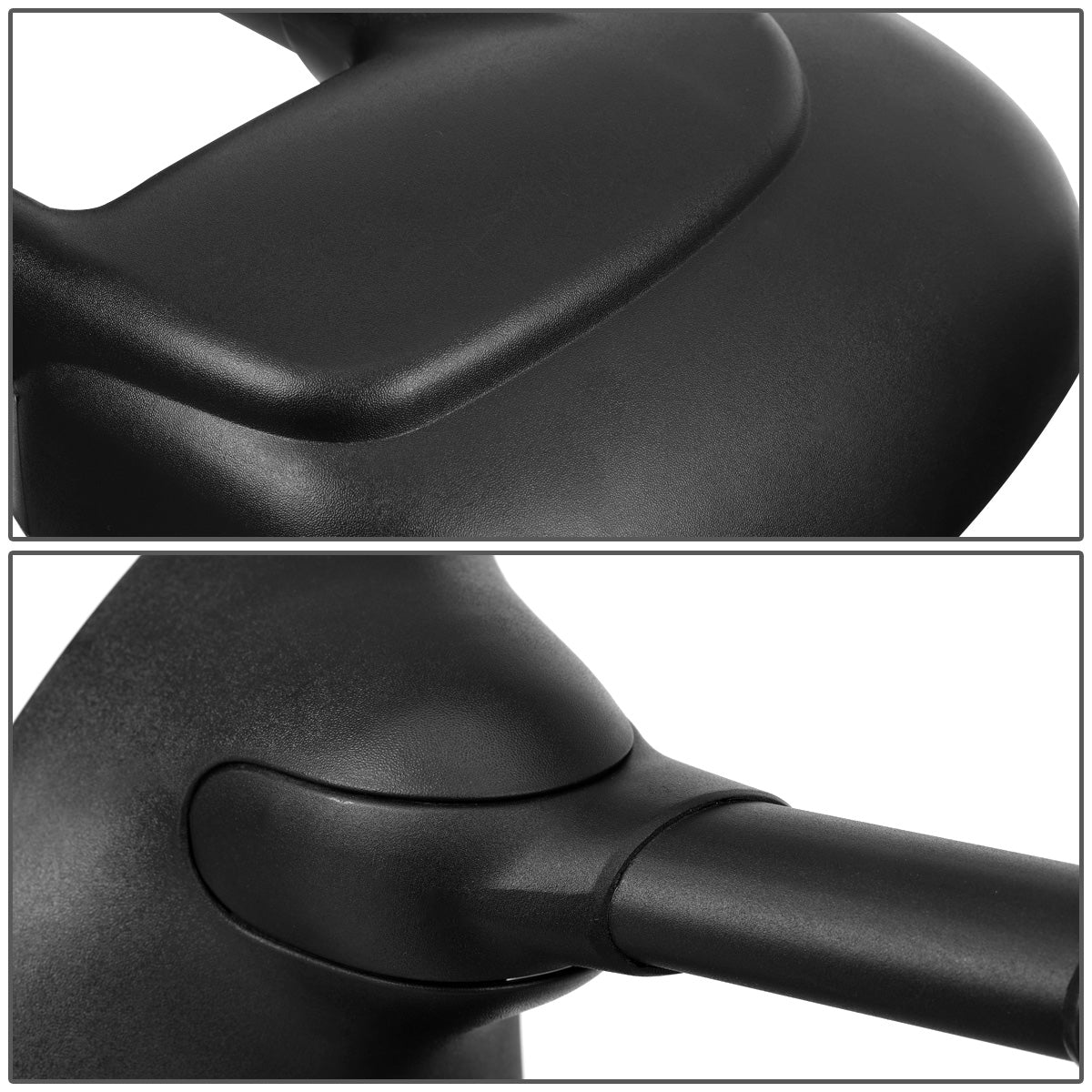 RETROVISORES EXTENDIBLES TOWING MIRROR - 99-07 FORD F-250, F-350, F-450, F-550 - SUPER DUTY - LEFT - POWERED, W/ HEATED, W/O SIGNAL - BLACK