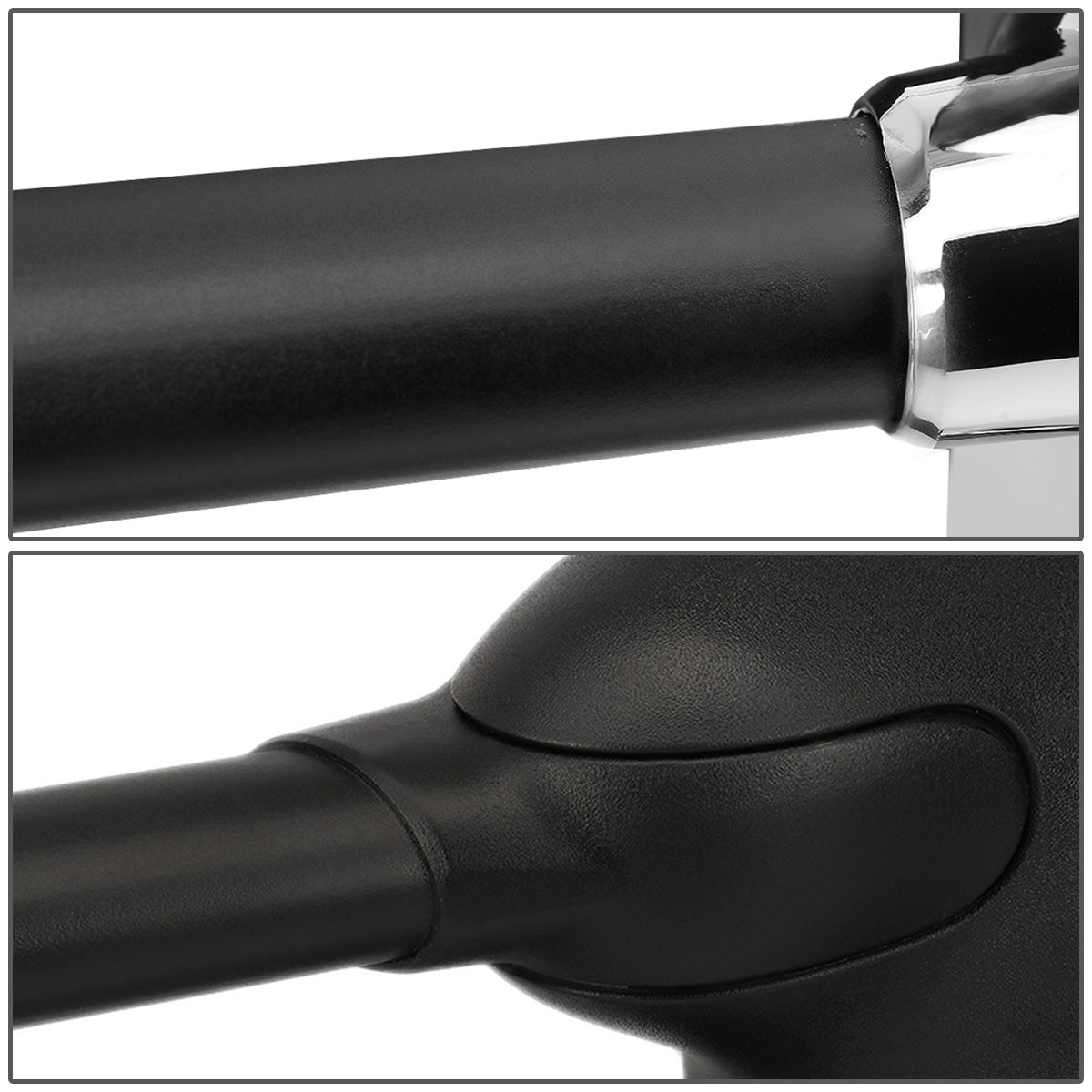 RETROVISORES EXTENDIBLES TOWING MIRROR - 99-07 FORD F-250, F-350, F-450, F-550 - SUPER DUTY - PAIR - MANUAL W/O HEATED W/O SIGNAL - CHROME