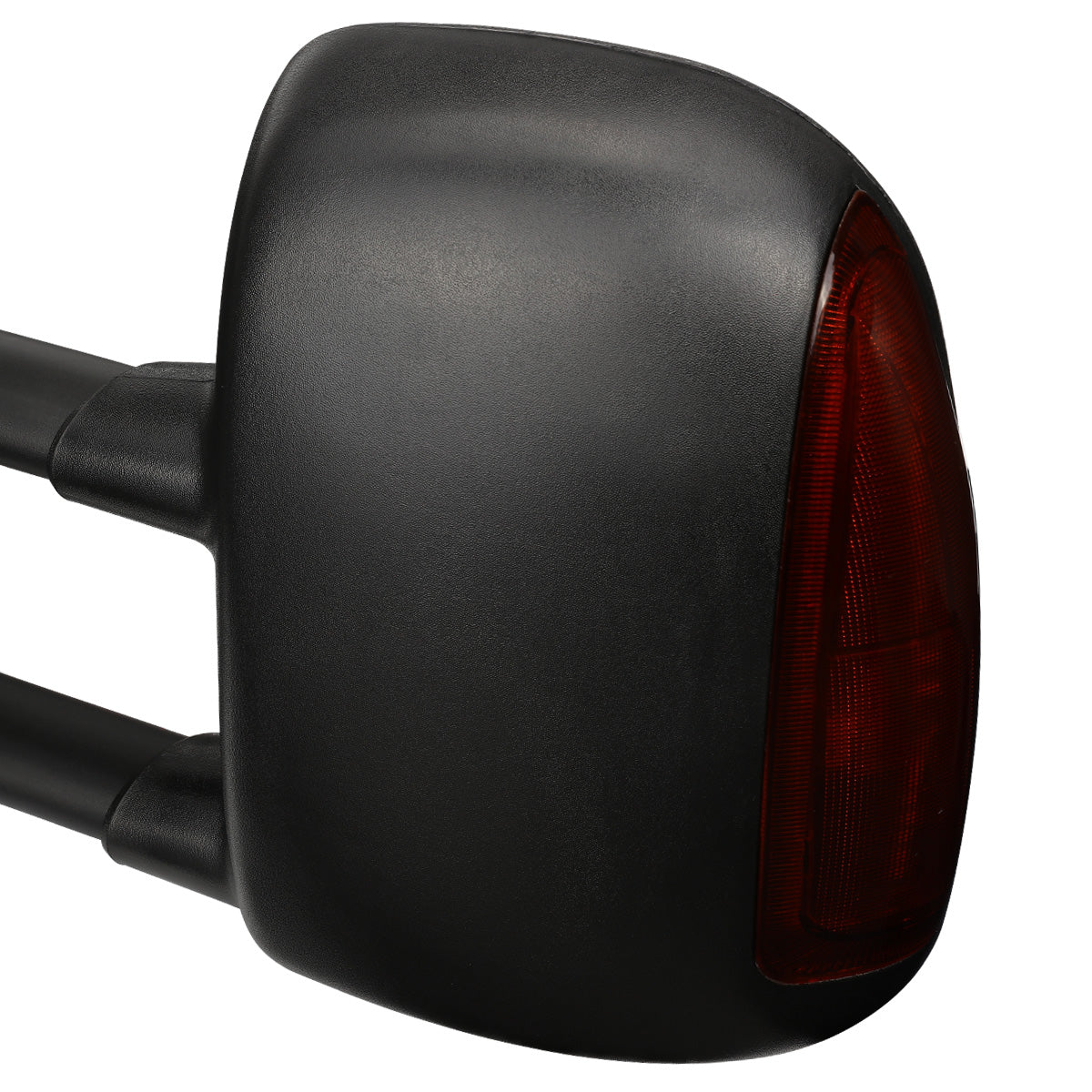 RETROVISORES EXTENDIBLES TOWING MIRROR - 99-07 FORD F-250, F-350, F-450, F-550 - SUPER DUTY - PAIR - MANUAL W/O HEATED - AMBER SIGNAL - BLACK