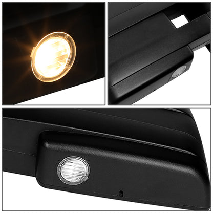 RETROVISORES EXTENDIBLES TOWING MIRROR - 04-14 FORD F-150 - LEFT - POWERED - W/AMBER SIGNAL - W/PUDDLE LIGHT - W/HEATED - BLACK