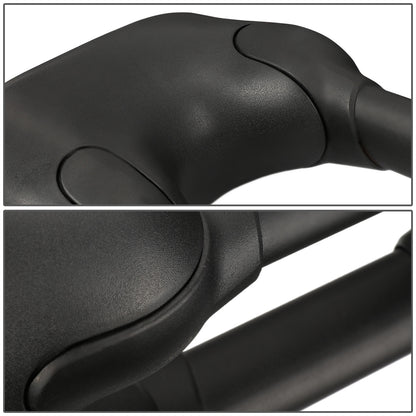 RETROVISORES EXTENDIBLES TOWING MIRROR - 03-07 FORD E-150, E-250, E-350 - PAIR - MANUAL W/O HEATED W/O SIGNAL - BLACK