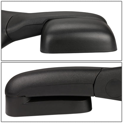 RETROVISORES EXTENDIBLES TOWING MIRROR - 98-01 DODGE RAM 1500 / 98-02 RAM 2500, 3500 - RIGHT - POWERED, W/ HEATED, W/O SIGNAL - BLACK