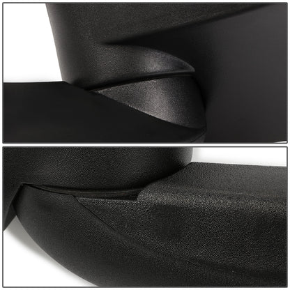 RETROVISORES EXTENDIBLES TOWING MIRROR - 94-01 DODGE RAM 1500 / 94-02 DODGE RAM 2500, 3500 - PAIR - MANUAL W/O HEATED W/O SIGNAL - BLACK