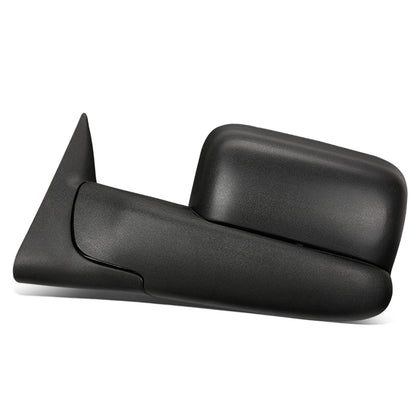 RETROVISORES EXTENDIBLES TOWING MIRROR - 94-01 DODGE RAM 1500 / 94-02 RAM 2500, 3500 - LEFT - MANUAL, W/O HEATED, W/O SIGNAL - BLACK