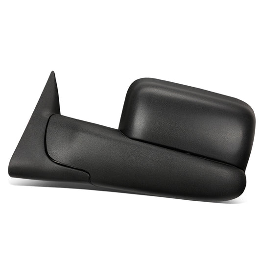 RETROVISORES EXTENDIBLES TOWING MIRROR - 94-01 DODGE RAM 1500 / 94-02 RAM 2500, 3500 - LEFT - MANUAL, W/O HEATED, W/O SIGNAL - BLACK