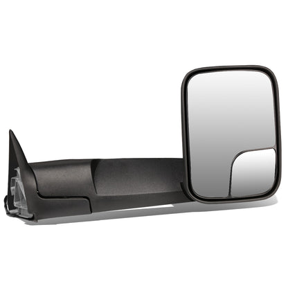 RETROVISORES EXTENDIBLES TOWING MIRROR - 94-01 DODGE RAM 1500 / 94-02 RAM 2500, 3500 - RIGHT - MANUAL, W/O HEATED, W/O SIGNAL - BLACK