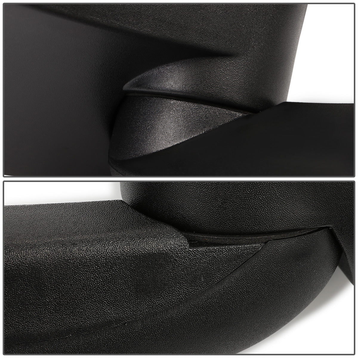 RETROVISORES EXTENDIBLES TOWING MIRROR - 94-01 DODGE RAM 1500 / 94-02 RAM 2500, 3500 - RIGHT - MANUAL, W/O HEATED, W/O SIGNAL - BLACK