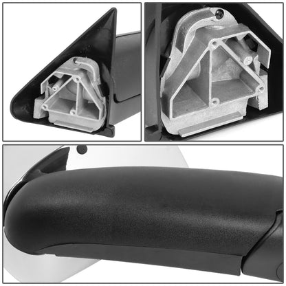 RETROVISORES EXTENDIBLES TOWING MIRROR - 94-01 DODGE RAM 1500 / 94-02 DODGE RAM 2500, 3500 - PAIR - MANUAL W/O HEATED W/O SIGNAL - FITS MODELS WITH MANUAL ADJUSTMENT MIRRORS - CHROME