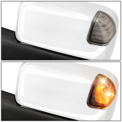 RETROVISORES EXTENDIBLES TOWING MIRROR - 98-02 DODGE RAM 1500, 2500, 3500 - PAIR - POWERED W/ HEATED - LED SMOKE SIGNAL - CHROME