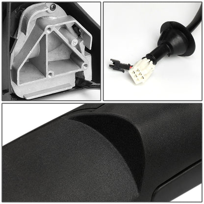 RETROVISORES EXTENDIBLES TOWING MIRROR - 98-02 DODGE RAM 1500, 2500, 3500 - PAIR - POWERED W/ HEATED - LED SMOKE SIGNAL - CHROME