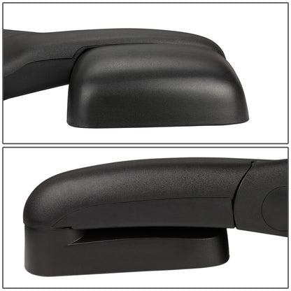 RETROVISORES EXTENDIBLES TOWING MIRROR - 02-08 DODGE RAM 1500 / 03-09 RAM 2500, 3500 - RIGHT - POWERED, W/ HEATED, W/O SIGNAL - BLACK