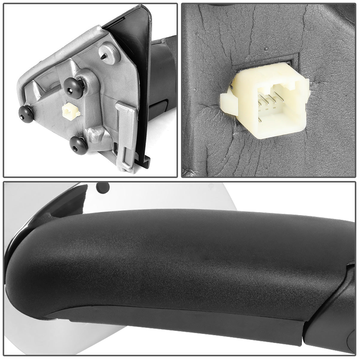 RETROVISORES EXTENDIBLES TOWING MIRROR - 02-08 DODGE RAM 1500 / 03-09 DODGE RAM 2500, 3500 - PAIR - POWERED W/ HEATED W/O SIGNAL - CHROME