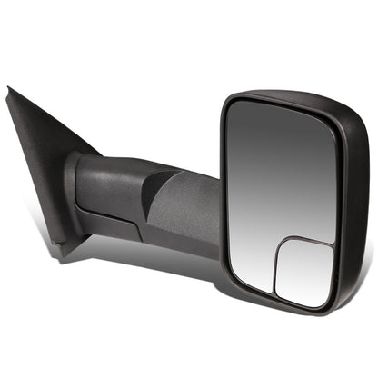 RETROVISORES EXTENDIBLES TOWING MIRROR - 02-08 DODGE RAM 1500 / 03-09 RAM 2500, 3500 - RIGHT - MANUAL W/O HEATED W/O SIGNAL - BLACK