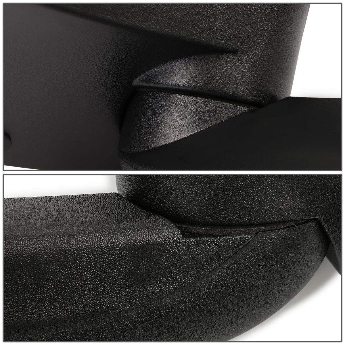 RETROVISORES EXTENDIBLES TOWING MIRROR - 02-08 DODGE RAM 1500 / 03-09 RAM 2500, 3500 - RIGHT - MANUAL W/O HEATED W/O SIGNAL - BLACK