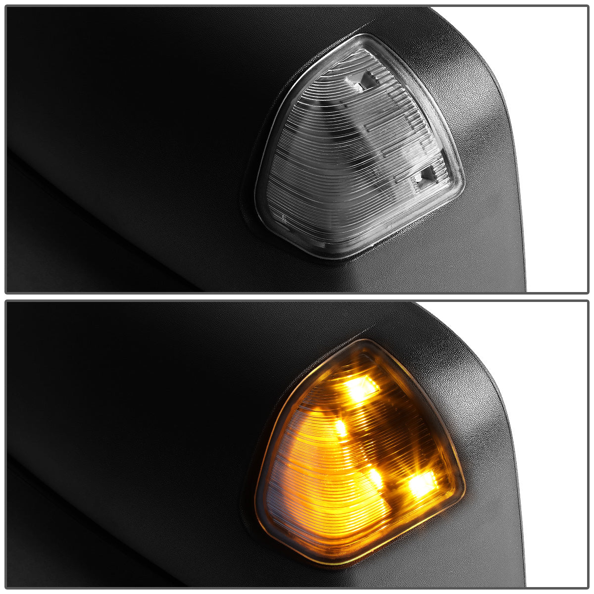 RETROVISORES EXTENDIBLES TOWING MIRROR - 02-08 DODGE RAM 1500 / 03-09 DODGE RAM 2500, 3500 - PAIR - POWERED W/ HEATED - SMOKE SIGNAL - BLACK